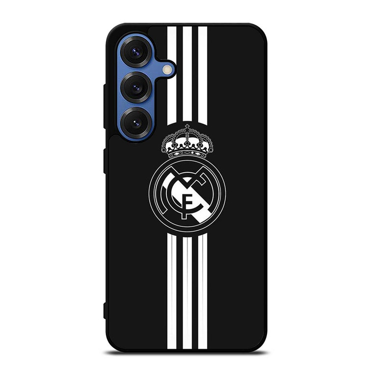 REAL MADRID FC BLACK LOGO Samsung Galaxy S25 Case Cover