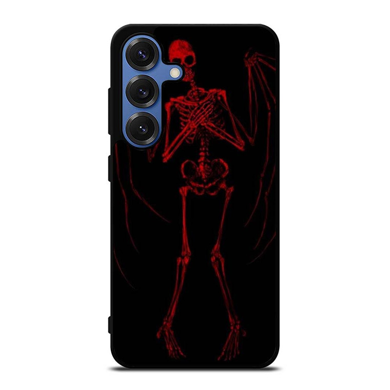 RED SKELETON HEARTBREAKING Samsung Galaxy S25 Case Cover
