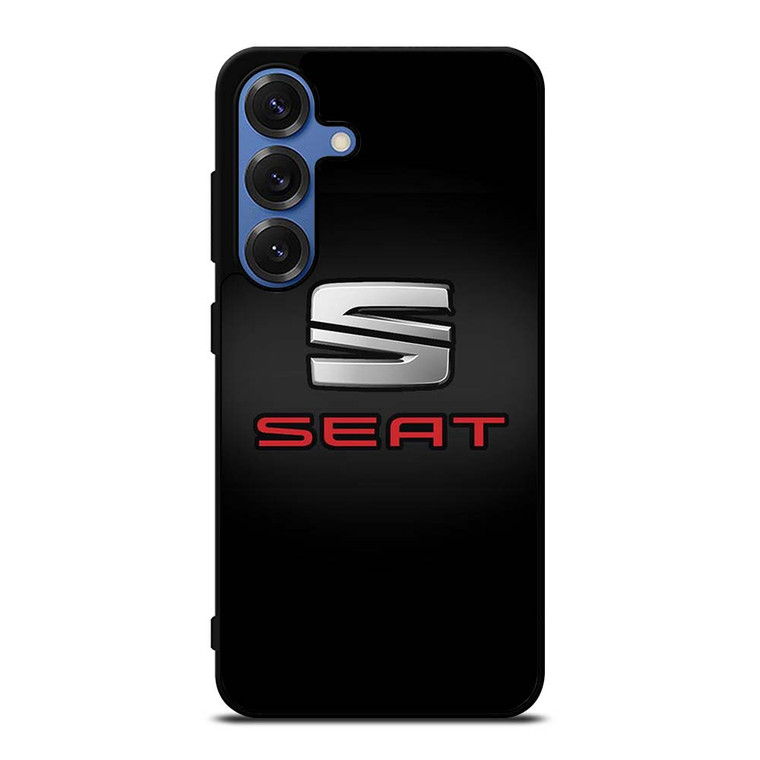 SEAT LOGO BLACK Samsung Galaxy S25 Case Cover