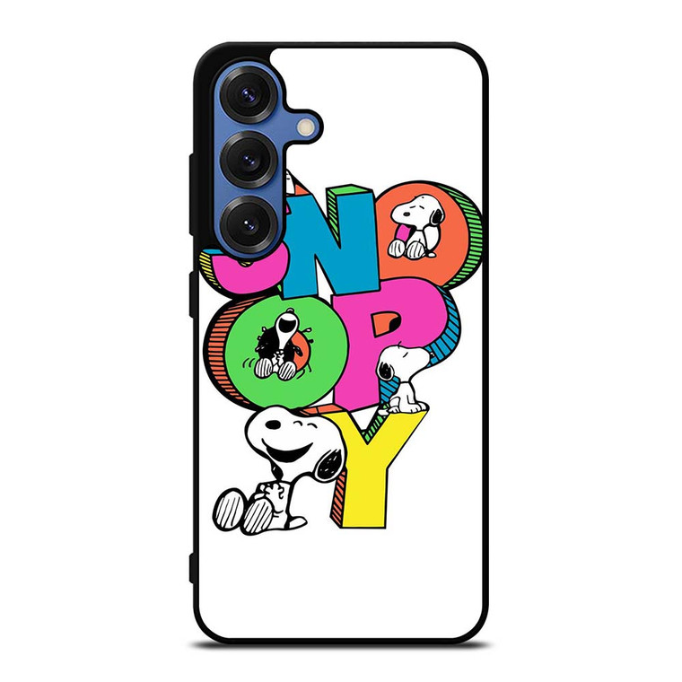 SNOOPY THE PEANUTS CARTOON Samsung Galaxy S25 Case Cover