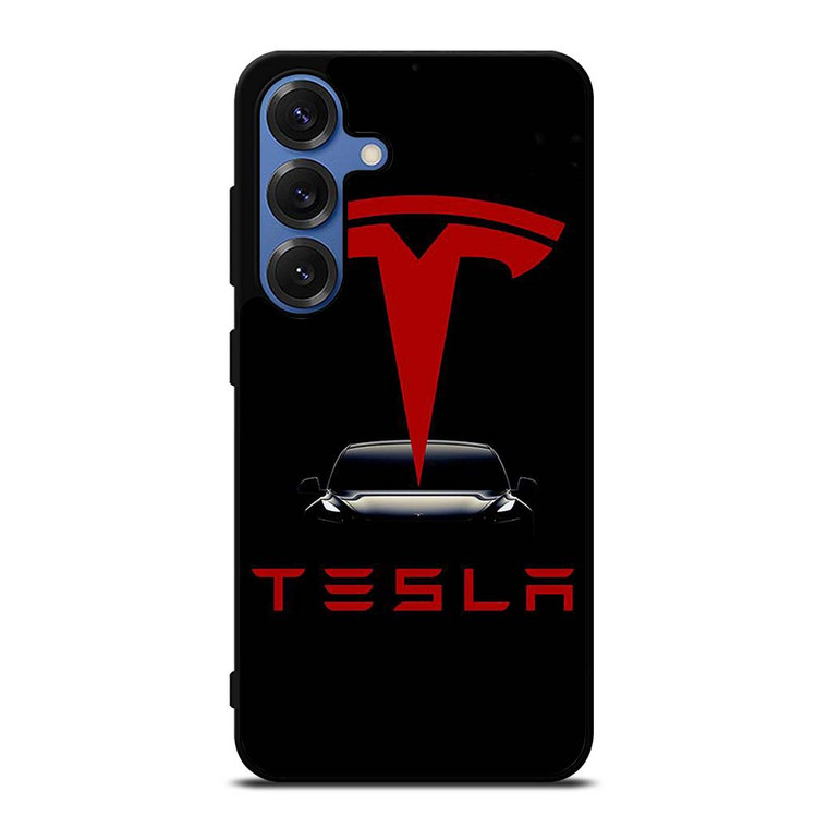 TESLA MOTORS LOGO Samsung Galaxy S25 Case Cover