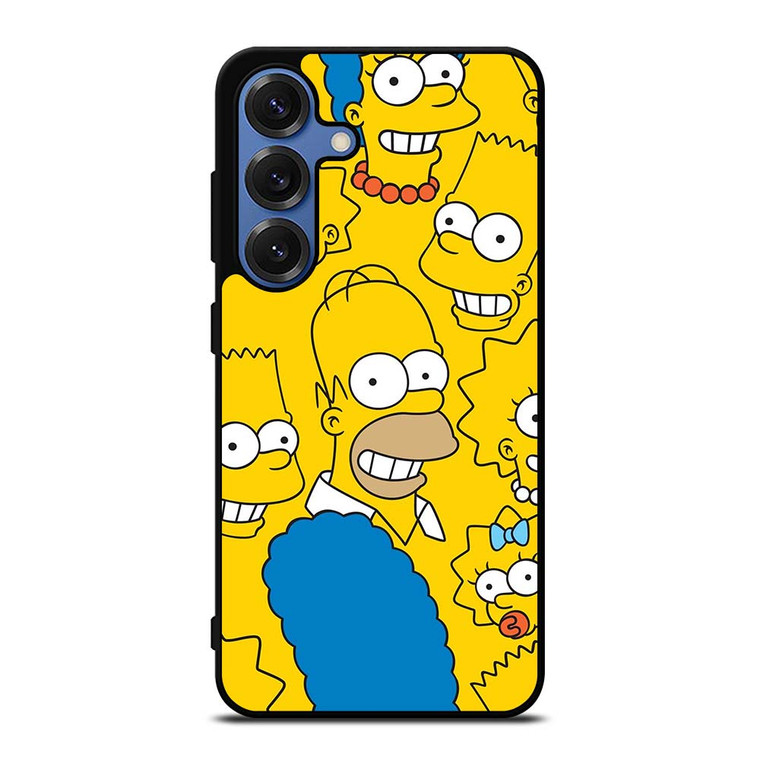 THE SIMPSONS CARTOON COLLAGE Samsung Galaxy S25 Case Cover