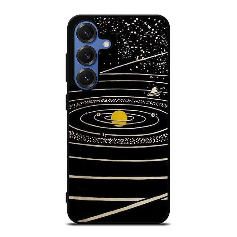 THE SOLAR SYSTEM HAND DRAWN Samsung Galaxy S25 Case Cover
