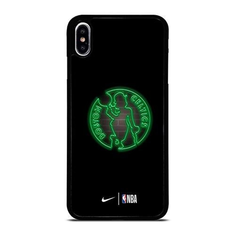 BOSTON CELTICS NEON NIKE NBA iPhone XS Max Case Cover