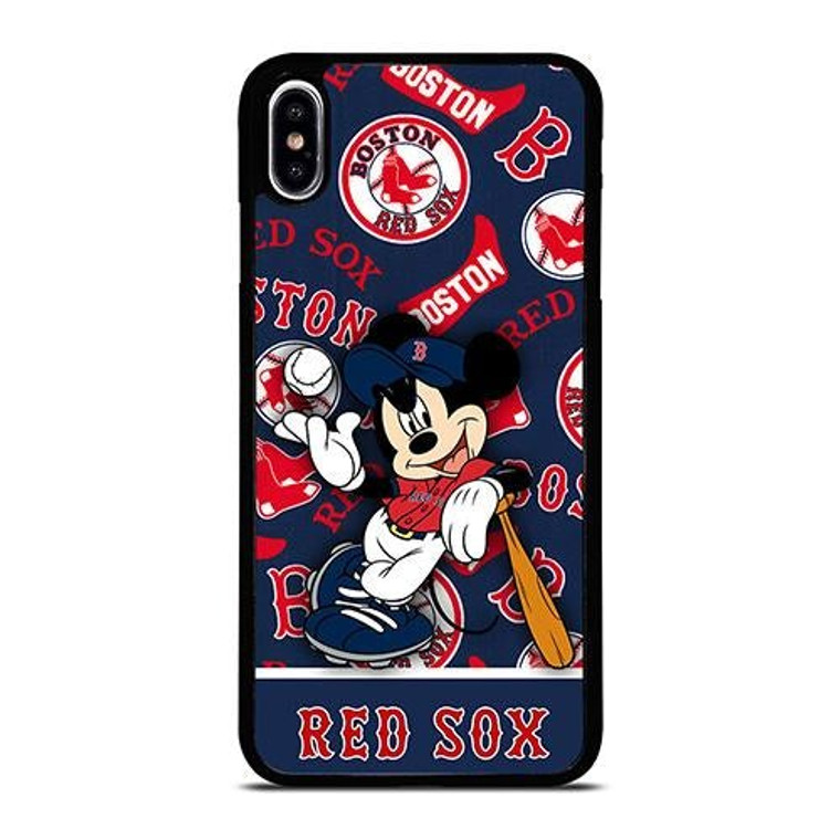 BOSTON RED SOX MICKEY MOUSE iPhone XS Max Case Cover