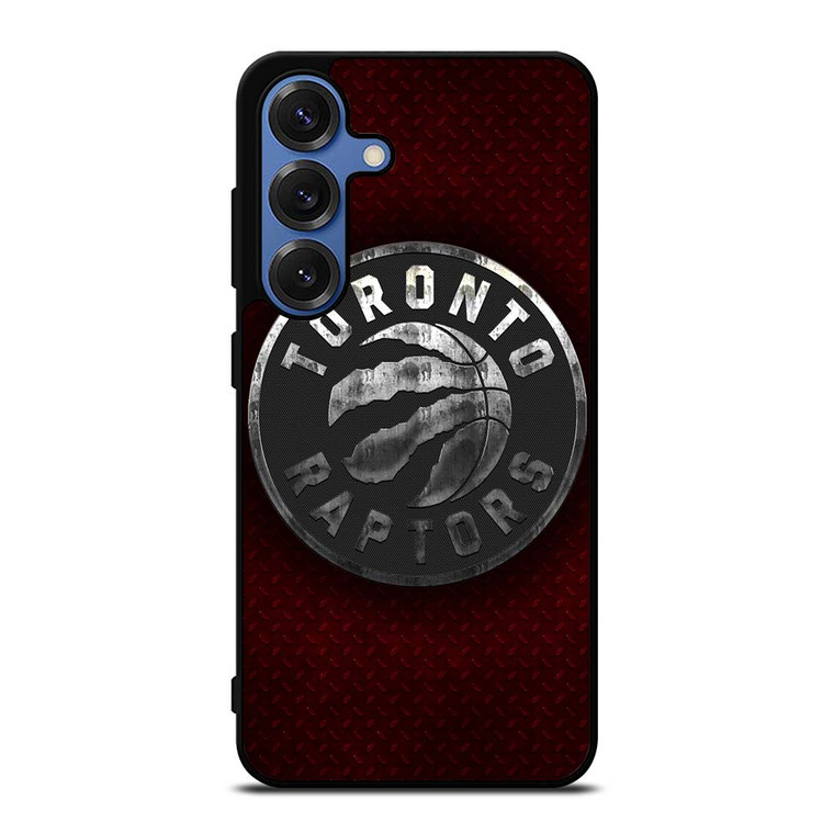 TORONTO RAPTORS RED METAL Samsung Galaxy S25 Case Cover