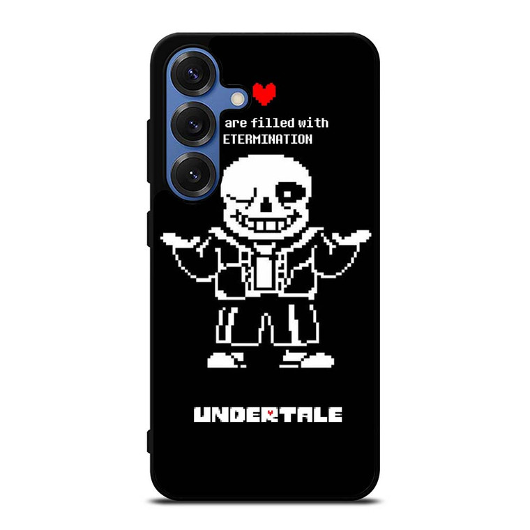 UNDERTALE SANS 8 BIT QUOTE Samsung Galaxy S25 Case Cover