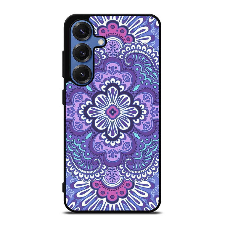 VERA BRADLEY LILAC TAPESTRY Samsung Galaxy S25 Case Cover