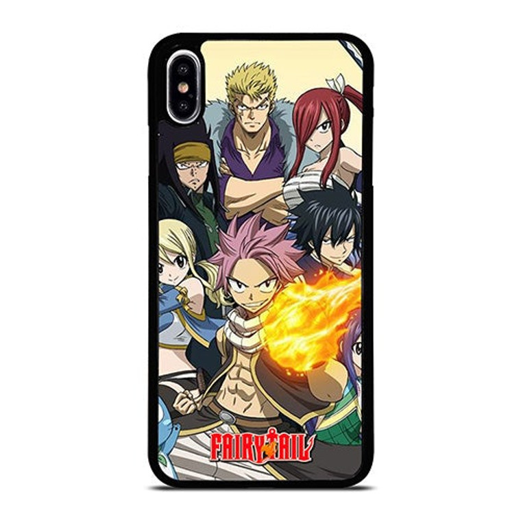 CHARACTER OF FAIRY TAIL ANIME iPhone XS Max Case Cover