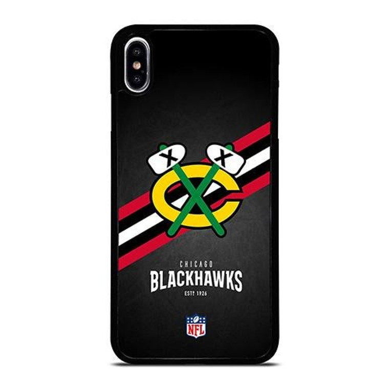 CHICAGO BLACKHAWKS NFL SYMBOL iPhone XS Max Case Cover