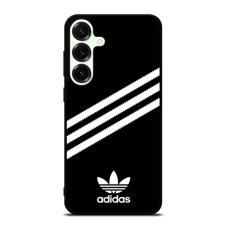 ADIDAS ORIGINALS STRIPES BLACK WHITE Samsung Galaxy S25 Plus Case Cover