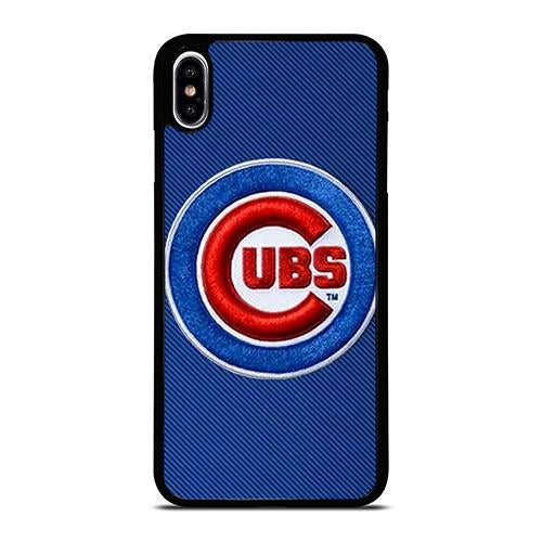 CHICAGO CUBS EMBOIRED LOGO iPhone XS Max Case Cover