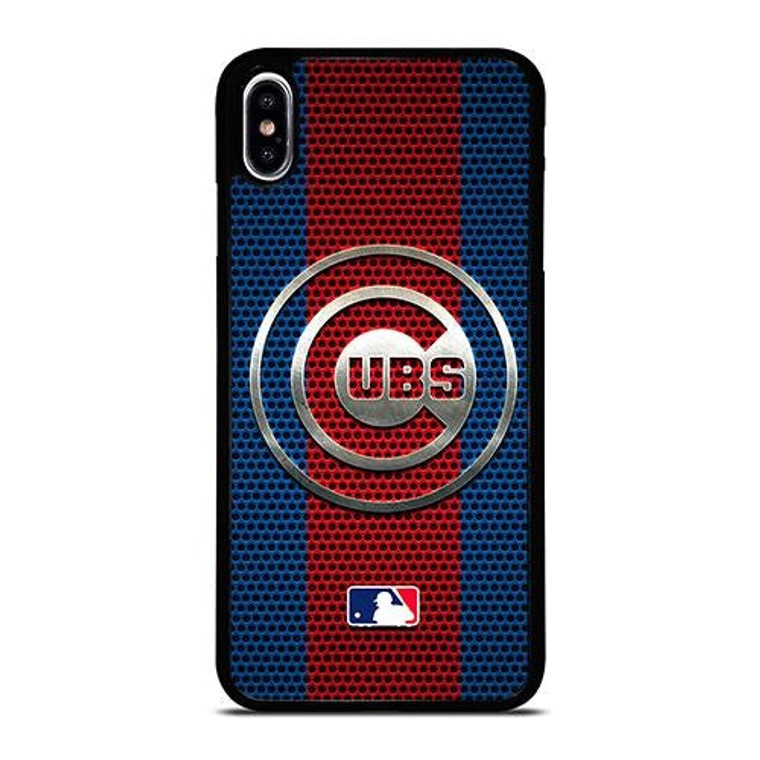 CHICAGO CUBS METAL LOGO iPhone XS Max Case Cover