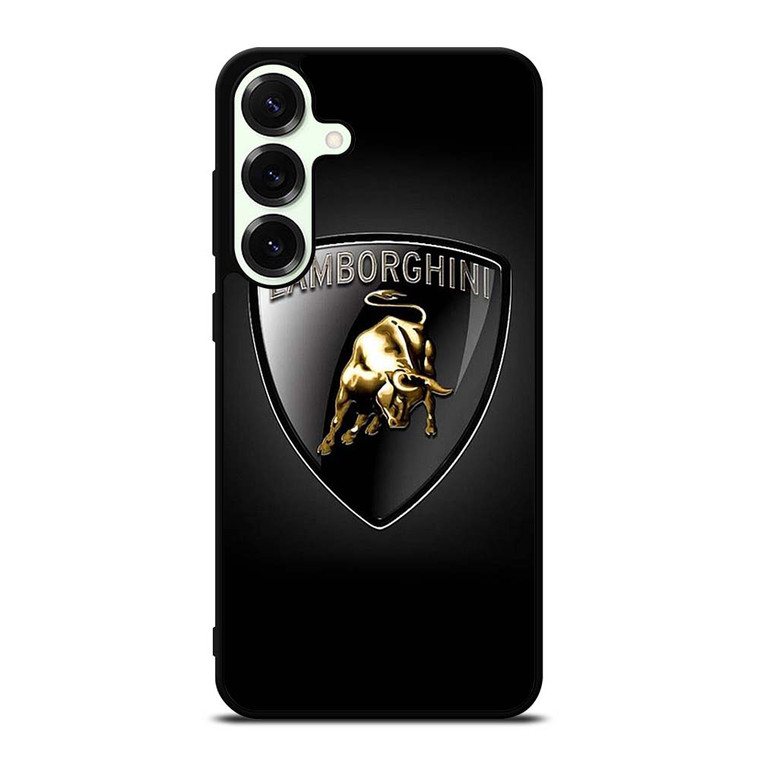 BLACK LAMBORGHINI LOGO Samsung Galaxy S25 Plus Case Cover