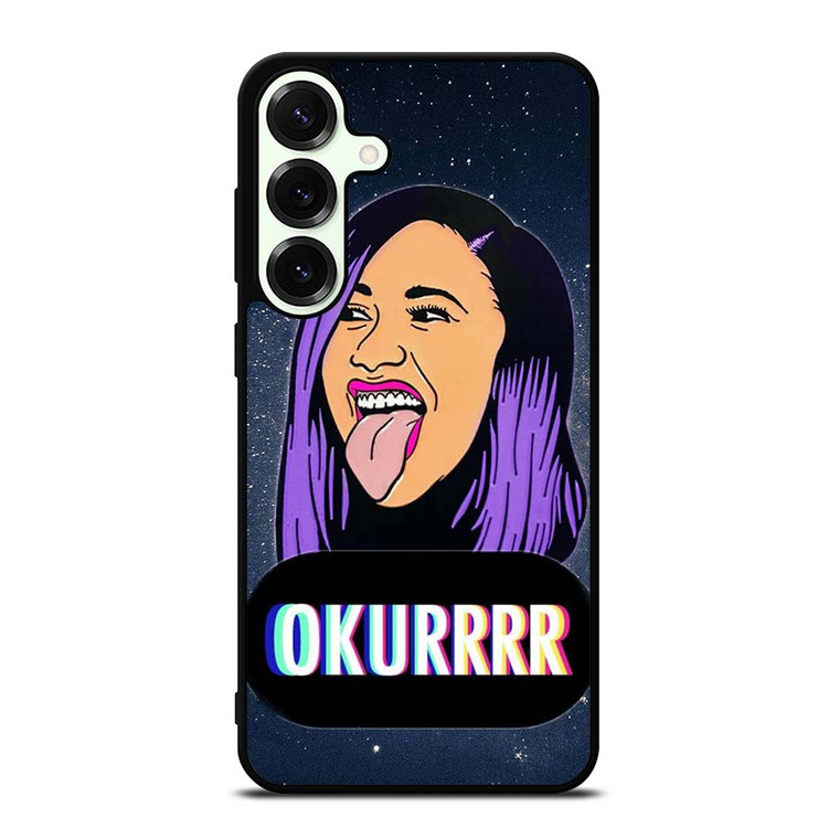 CARDI B FACE CARTOON Samsung Galaxy S25 Plus Case Cover