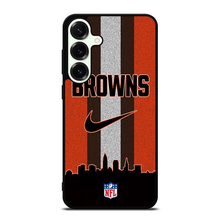 CLEVELAND BROWNS NIKE STRIPE Samsung Galaxy S25 Plus Case Cover