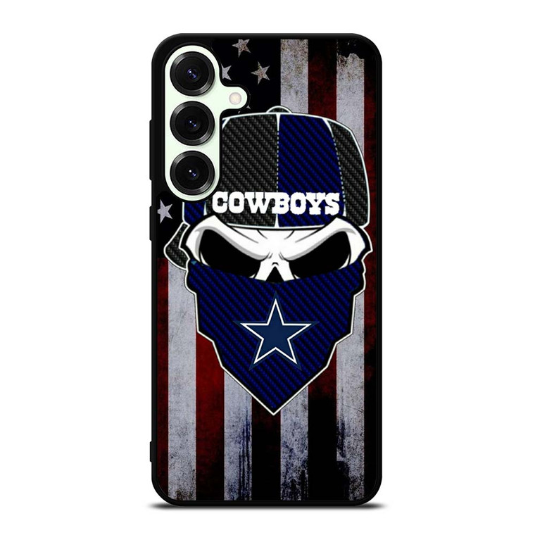 DALLAS COWBOYS SKULL USA FLAG Samsung Galaxy S25 Plus Case Cover