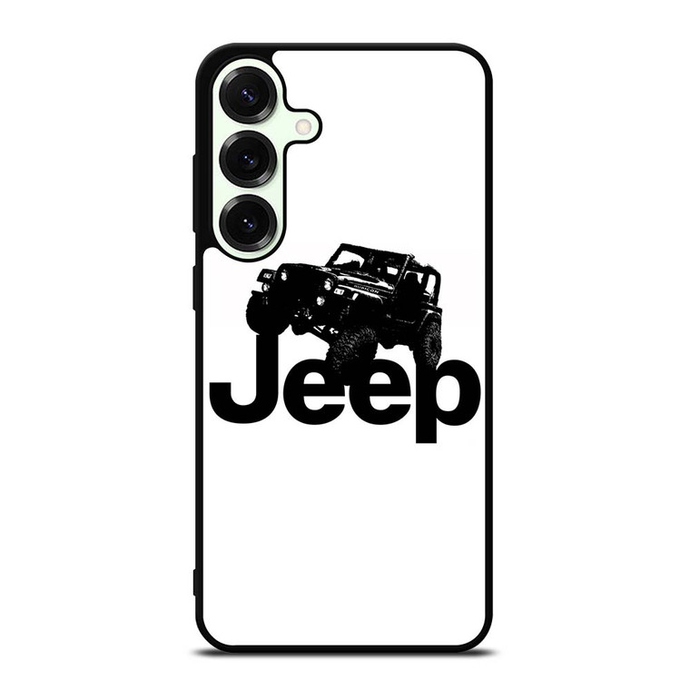 JEEP BLACK LOGO Samsung Galaxy S25 Plus Case Cover