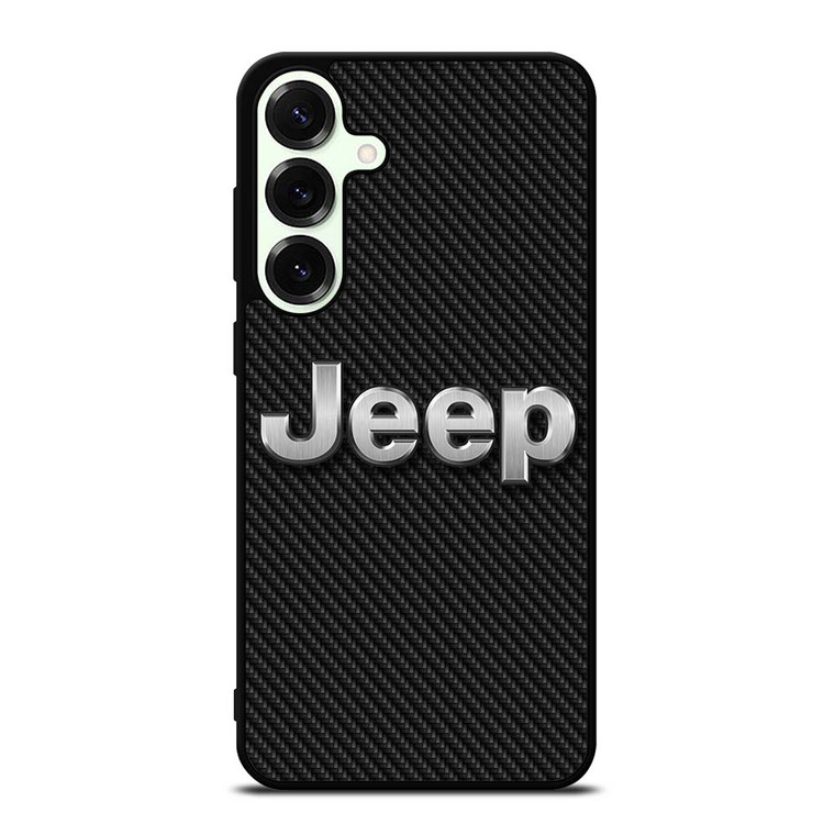 JEEP LOGO CARBON Samsung Galaxy S25 Plus Case Cover