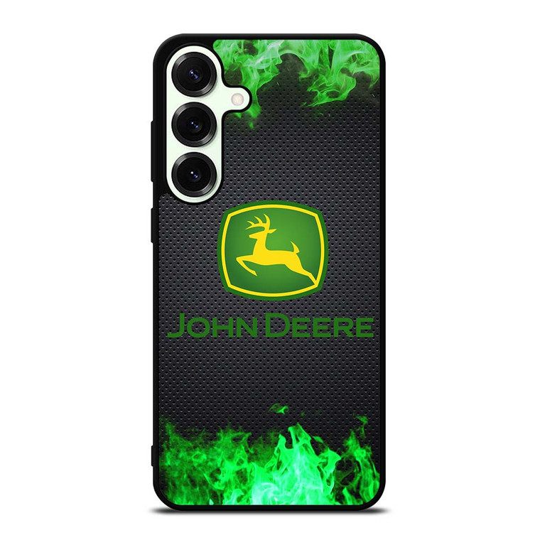 JOHN DEERE TRACTOR LOGO GREEN FIRE Samsung Galaxy S25 Plus Case Cover
