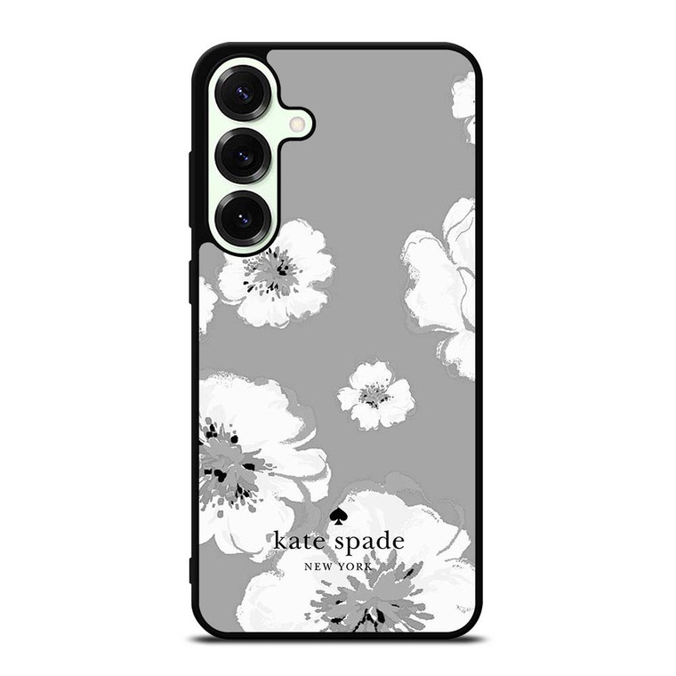 KATE SPADE NEW YORK LOGO FLORAL GRAY Samsung Galaxy S25 Plus Case Cover