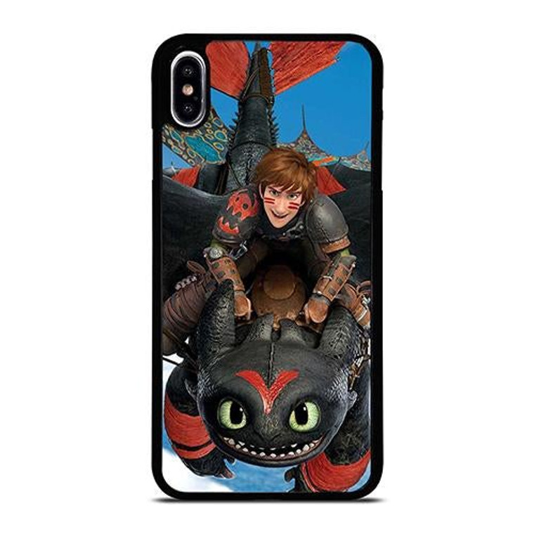 HICCUP AND TOOTHLESS TRAIN YOUR DRAGON iPhone XS Max Case Cover