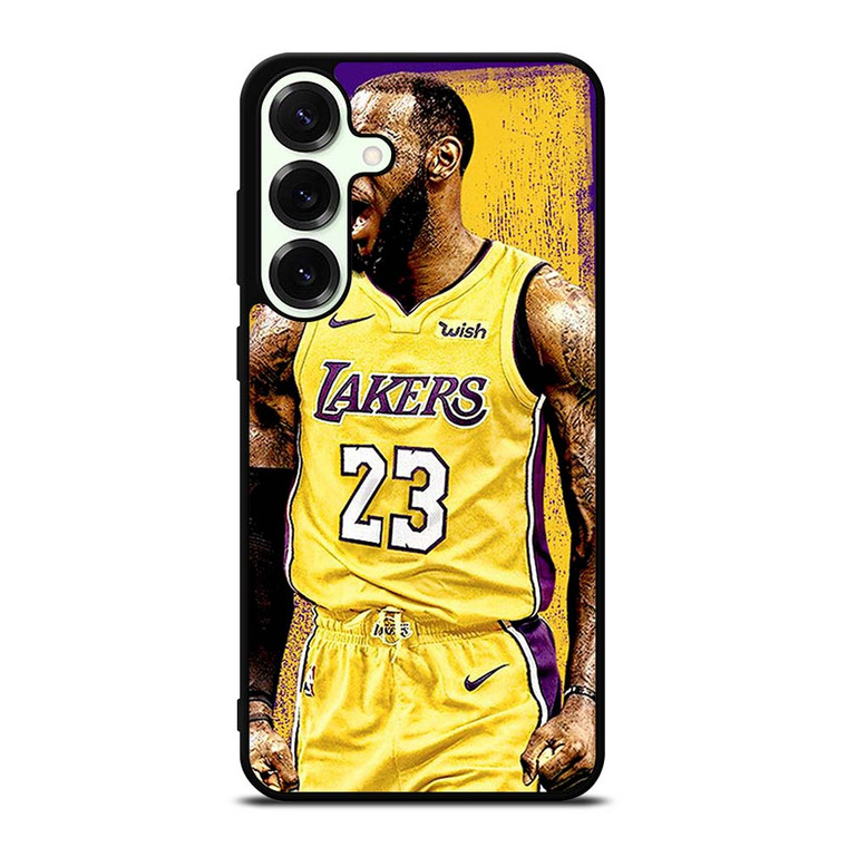 LEBRON JAMES LA LAKERS ART Samsung Galaxy S25 Plus Case Cover