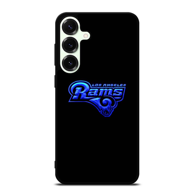 LOS ANGELES RAMS NEON BLUE LOGO Samsung Galaxy S25 Plus Case Cover
