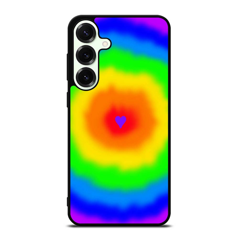 LOVE RAINBOW TIE DYE PATTERN Samsung Galaxy S25 Plus Case Cover