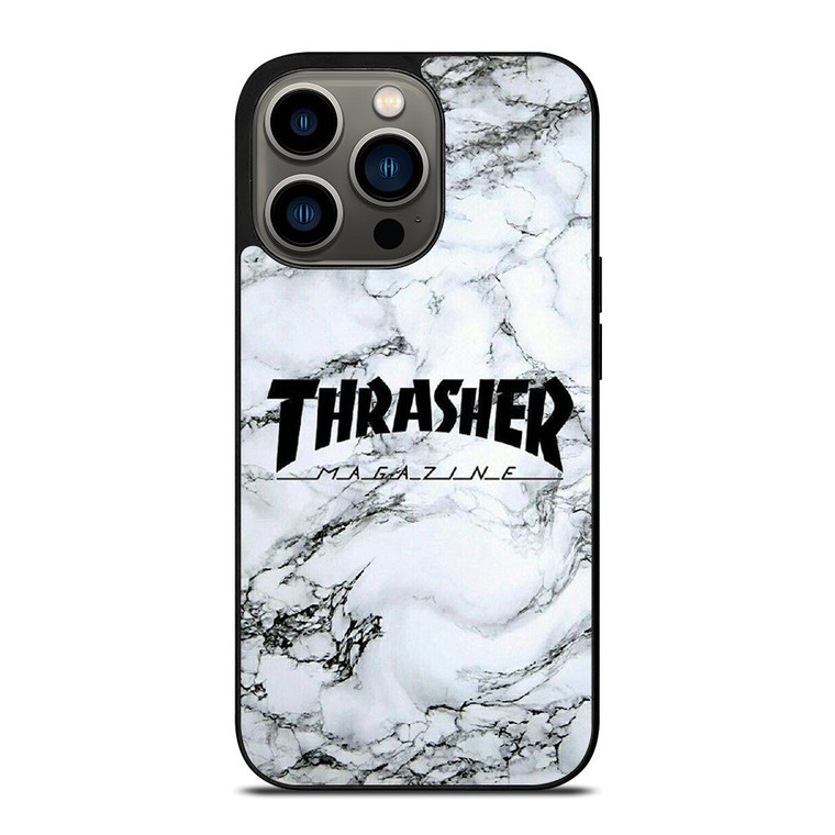 THRASHER SKATEBOARD MAGAZINE MARBLE iPhone 13 Pro Case Cover