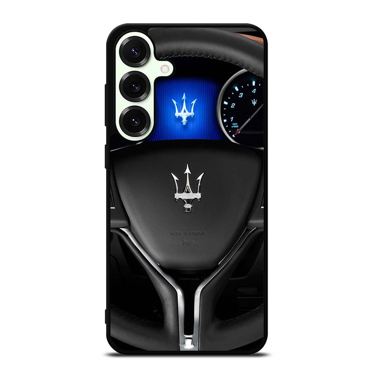 MASERATI STEERING WHEEL LOGO Samsung Galaxy S25 Plus Case Cover