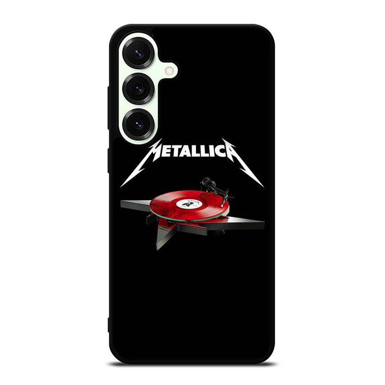 METALLICA BAND LOGO TURNTABLE Samsung Galaxy S25 Plus Case Cover