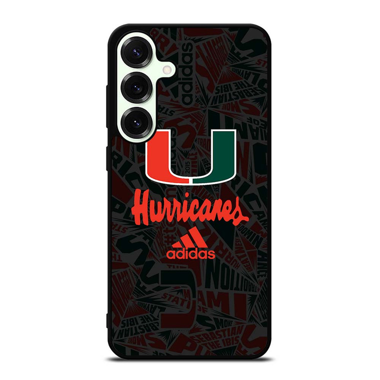 MIAMI HURRICANES UM ADIDAS Samsung Galaxy S25 Plus Case Cover