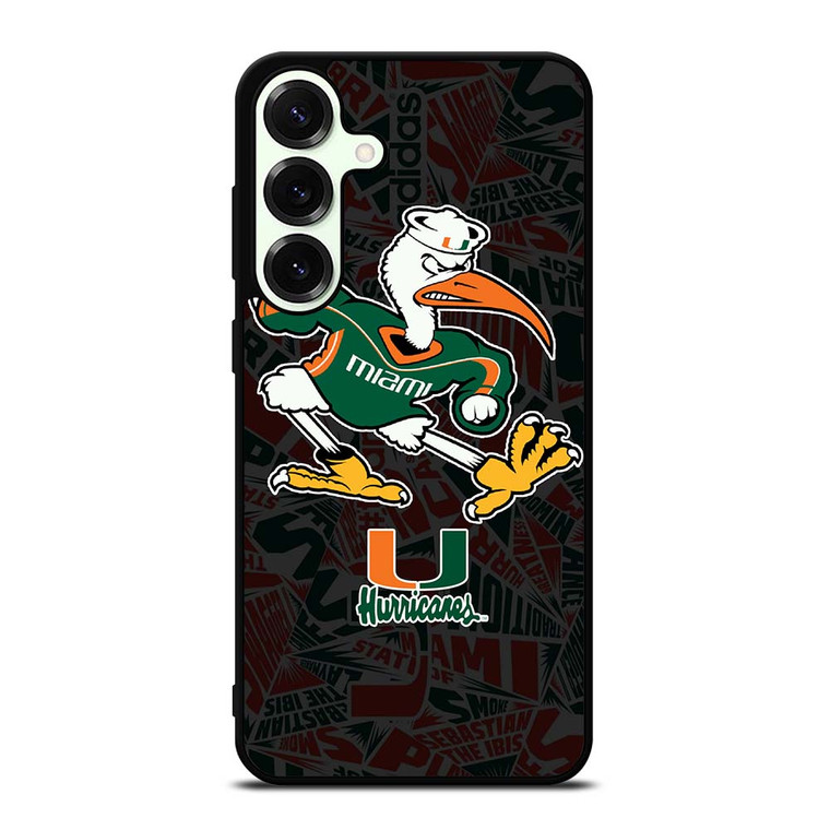 MIAMI HURRICANES UM FOOTBALL Samsung Galaxy S25 Plus Case Cover