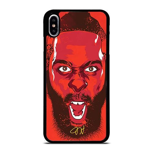 JAMES HARDEN HOUSTON ROCKET FACE iPhone XS Max Case Cover
