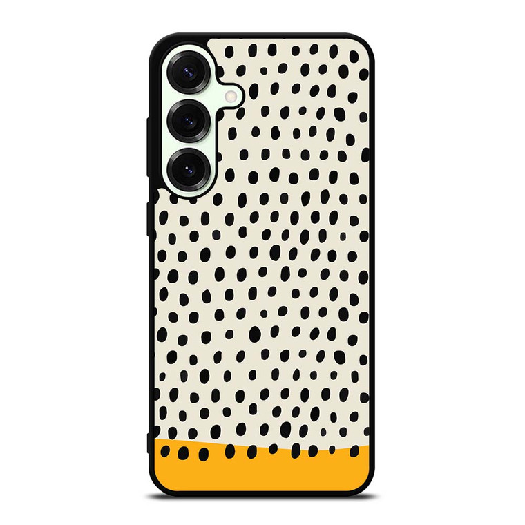 MUSTARD POLKADOTS PATTERN Samsung Galaxy S25 Plus Case Cover
