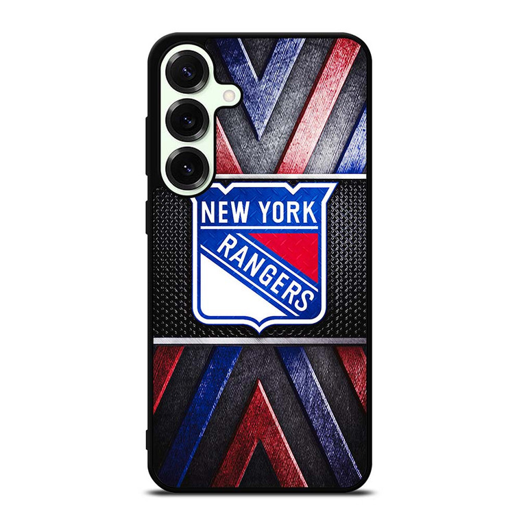 NEW YORK RANGERS NHL METAL LOGO Samsung Galaxy S25 Plus Case Cover
