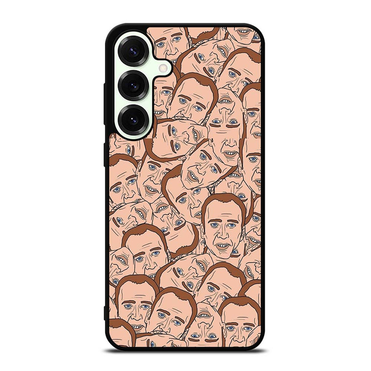 NICOLAS CAGE CARTOON COLLAGE Samsung Galaxy S25 Plus Case Cover