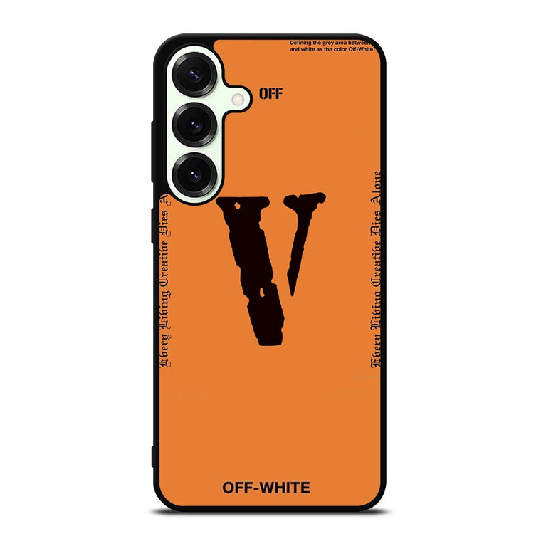 OFF WHITE V LONE LOGO Samsung Galaxy S25 Plus Case Cover