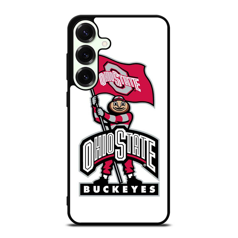 OHIO STATE BUCKEYES LOGO FOOTBALL MASKOT Samsung Galaxy S25 Plus Case Cover