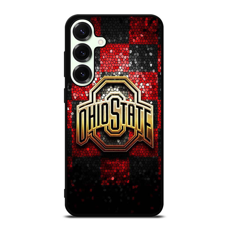 OHIO STATE LOGO FOOTBALL MOZAIC ICON Samsung Galaxy S25 Plus Case Cover