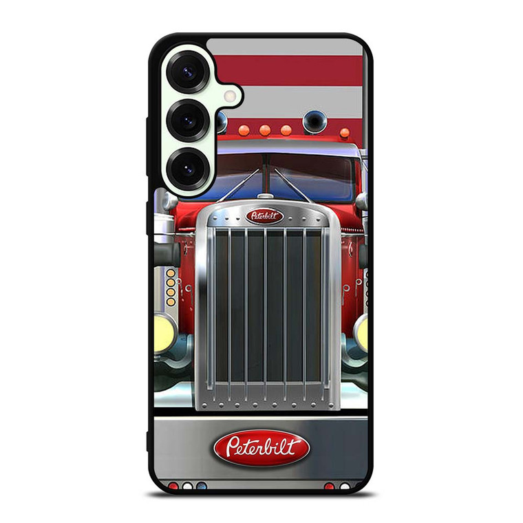 PETERBILT TRUCK AMERICAN FLAG Samsung Galaxy S25 Plus Case Cover