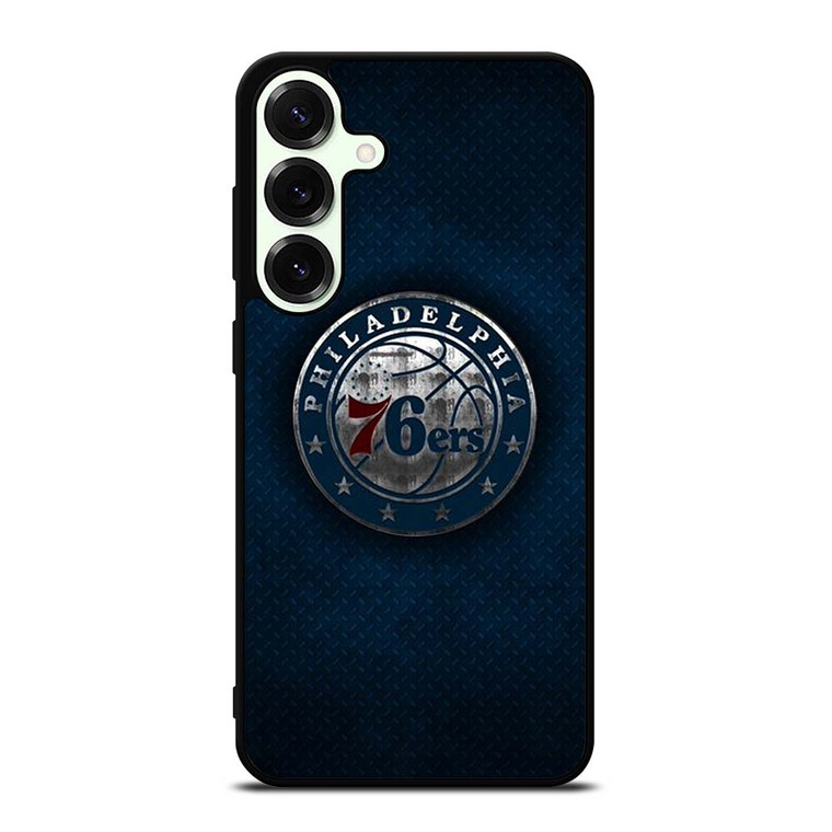 PHILADELPHIA 76ERS METAL LOGO Samsung Galaxy S25 Plus Case Cover