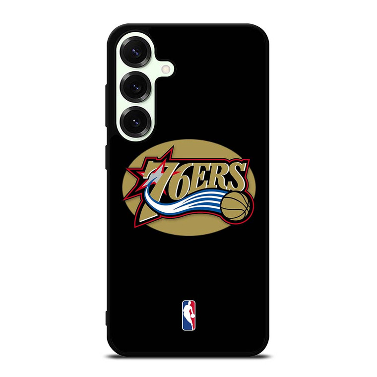 PHILADELPHIA 76ERS NBA GOLD LOGO Samsung Galaxy S25 Plus Case Cover