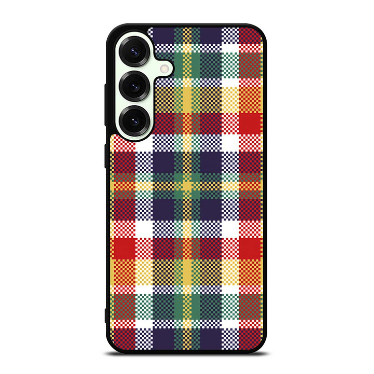 PIXELIZED TARTAN PATTERN Samsung Galaxy S25 Plus Case Cover
