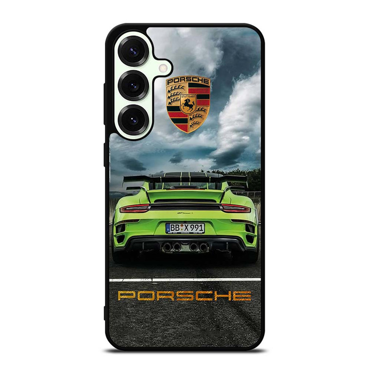 PORSCHE LOGO GREEN CAR Samsung Galaxy S25 Plus Case Cover