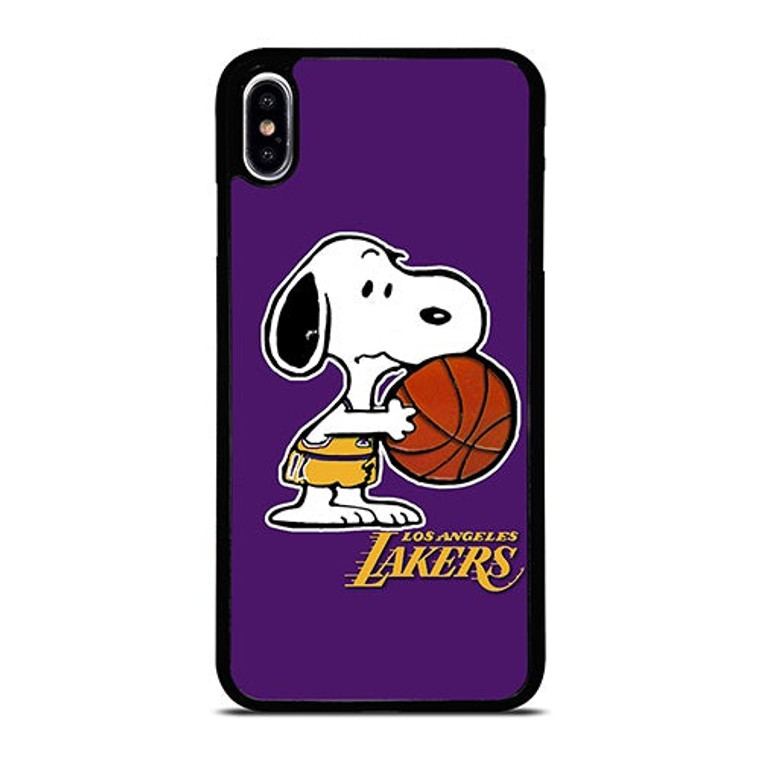 LA LAKERS BASKETBALL SNOOPY iPhone XS Max Case Cover