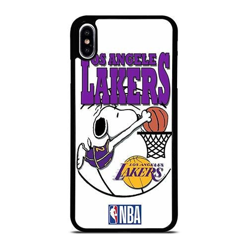 LA LAKERS SNOOPY DUNK iPhone XS Max Case Cover