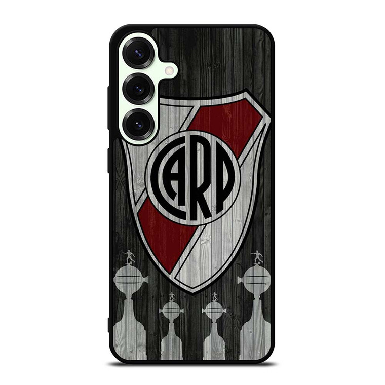 RIVER PLATE EL MAS GRANDE WOODEN LOGO Samsung Galaxy S25 Plus Case Cover