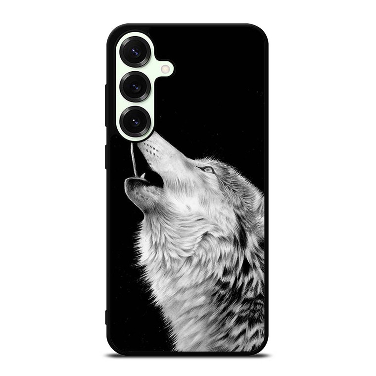 ROAR WHITE WOLF Samsung Galaxy S25 Plus Case Cover
